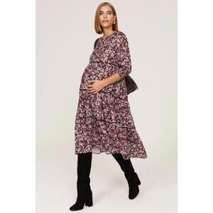 NOM Maternity Aurora Maternity Dress Size XS with Fabric Pull